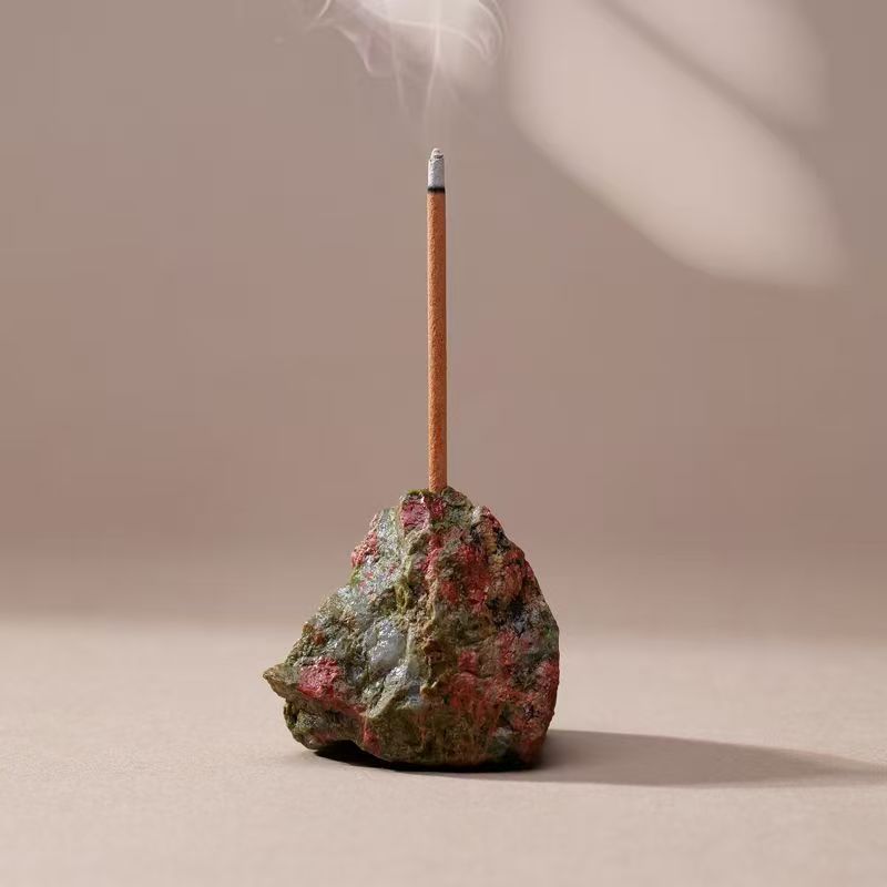 Raw Crystal Incense Holder