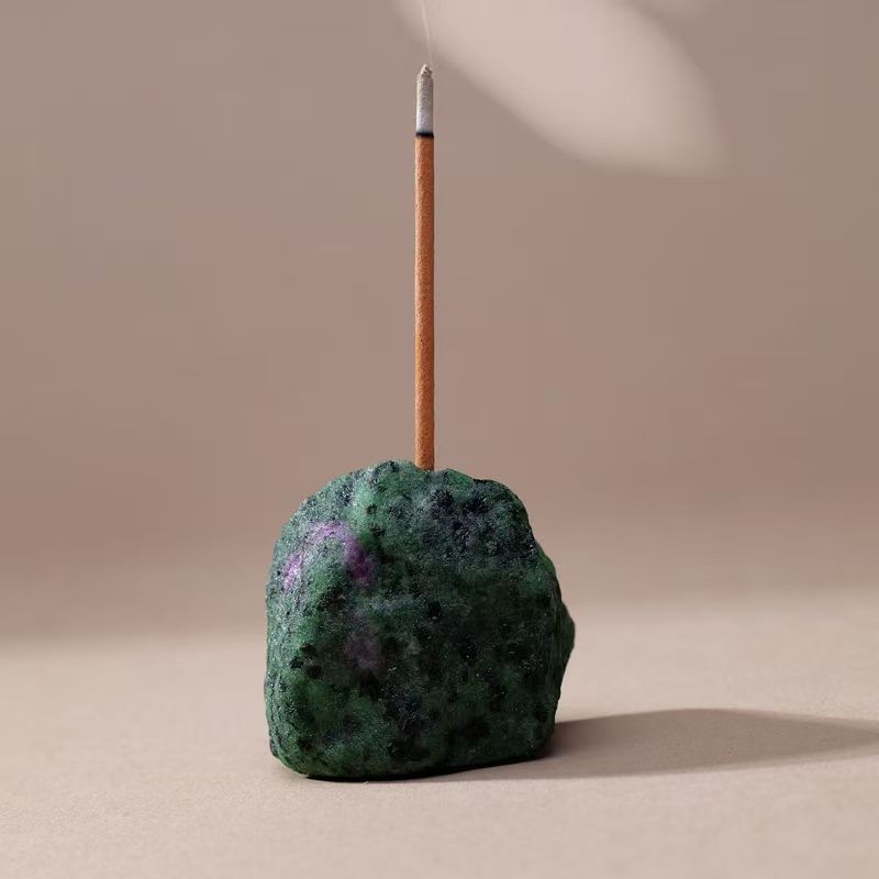 Raw Crystal Incense Holder