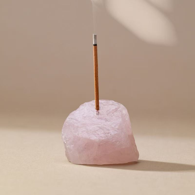 Raw Crystal Incense Holder