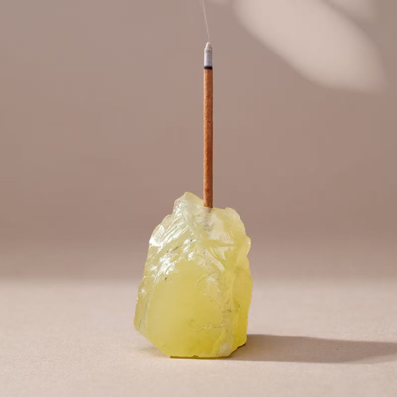 Raw Crystal Incense Holder