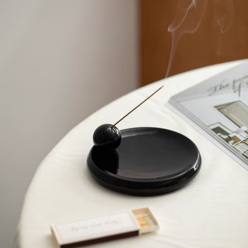 Orb & Ember Ceramic Incense Holder